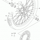 DR,Z400S Переднее колесо