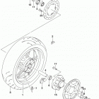 SV650,A Rear wheel (sv650l7 e33)