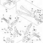 GSX,R600 Подножки