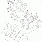 DR,Z400S Задний суппорт