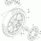 DL1000A,XA Front wheel (dl1000al8 e33)