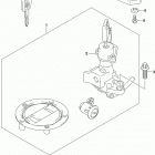 GSX S1000FA Lock set (gsx-s1000fal7 e33)