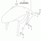 GSX S1000, A Front fender (gsx-s1000al7 e33)