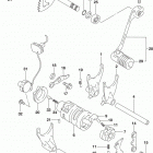 DR650SE Механизм  переключения передач