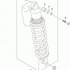 DR,Z400S Задние амортизаторы