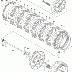 RM,Z450 Сцепление