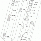 VL1500 Front fork damper (vl1500bl7 e28)