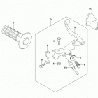 DR,Z400S Lh handle lever