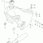 DR,Z400S Fuel tank (dr-z400sl7 e33)