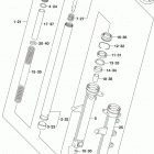 GSX250R Передняя вилка