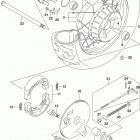 VL800 Rear wheel (vl800tl7 e03)