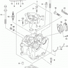 RM,Z250 Головка цилиндров