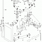 VL1500 Radiator hose (vl1500btl7 e28)