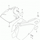 DR,Z400S Frame cover (dr-z400sl7 e28)