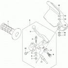 DR650SE Lh handle lever