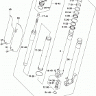 RM,Z250 Передняя вилка