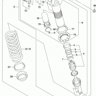 RM,Z250 Задние амортизаторы