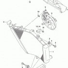 GSX R750 Radiator (gsx-r750l7 e28)