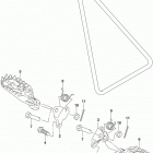 RM,Z250 Подножки