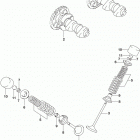 DR,Z400SM Распределительный вал  /  клапана