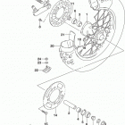 RM85 Rear wheel (rm85l7 p28)