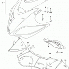 GSX1300R,A Cowling body (gsx1300ral7 e28)
