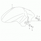 SV650,A Front fender (sv650l7 e03)