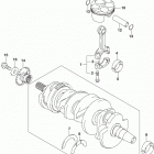 GSX,R600 Коленвал