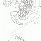 VL800 Front wheel (vl800l7 e28)