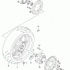 SV650,A Rear wheel (sv650al7 e28)