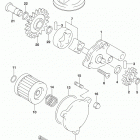 DR,Z400S Масляный насос