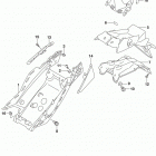 GSX250R Задний бампер