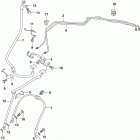 DL650A Передние тормозные трубки