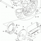 VL800 Rear wheel (vl800tl7 e28)