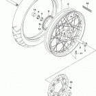 DL650A Front wheel (dl650xal7 e28)