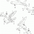 GSX S1000, A Подножки