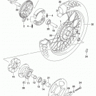 TU250X Переднее колесо