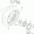GSX,R600 Переднее колесо