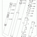 DL650A Front fork damper (dl650xal7 e28)