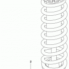 DR,Z125,L Rear shock absorber (dr-z125 e28)