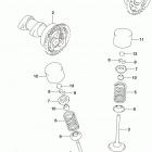 RM,Z250 Распределительный вал  /  клапана