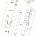 VL800 Передняя вилка