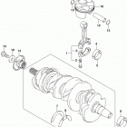 GSX R750 Коленвал