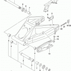 GSX1300R,A Rear swingingarm (gsx1300ral7 e28)