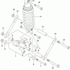 GSX1300R,A Rear cushion lever (gsx1300ral7 e33)