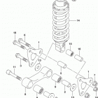 GSX S1000, A Rear cushion lever (gsx-s1000al7 e03)