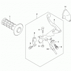 DR,Z400SM Lh handle lever