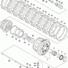 GSX,R600 Сцепление