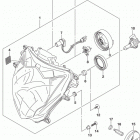 GSX R750 Headlamp (gsx-r750l7 e33)