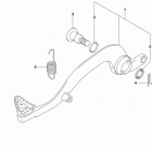 RM,Z250 Педаль тормоза